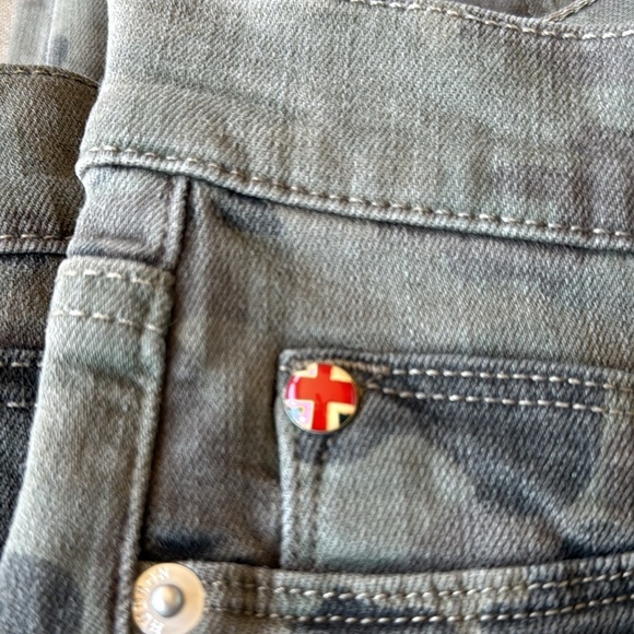 Hudson Midrise Nico Camouflage Super Skinny Ankle Jeans - Picture 3 of 4